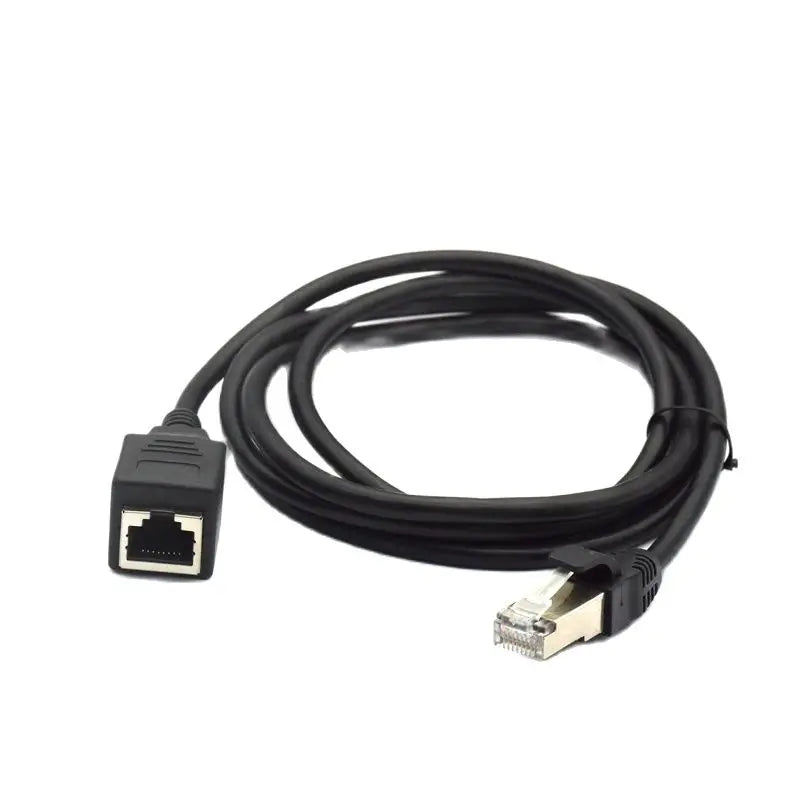 NetForge™ RJ45 Cat5/Cat6 Ethernet Extension Cable – Male to Female LAN Adapter (30cm–1m, High-Speed)