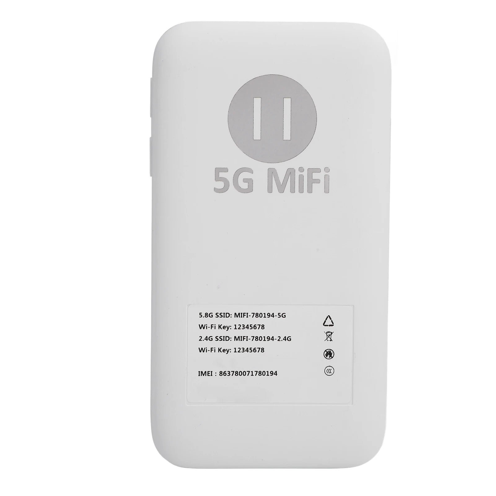 Interlink Mobile Connectivity Solution – 5G WiFi 6 Portable Hotspot Router (6100mAh, Supports 16 Devices)