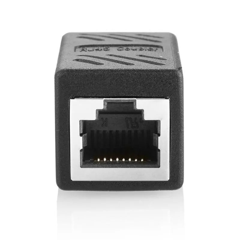 New RJ45 Connector Cat7/6 Ethernet Adapter Gigabit Interface Network Extender Convertor for Extension Cable Female to Female