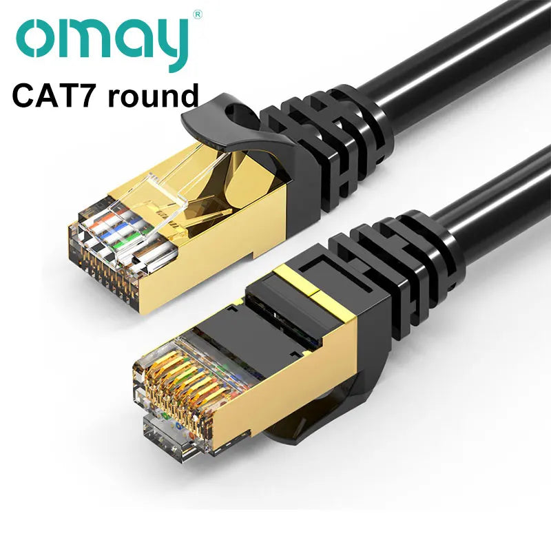 Interlink Network Accessories – High-Speed Cat8 Ethernet Cable (40Gbps, 2000MHz, Multiple Lengths)