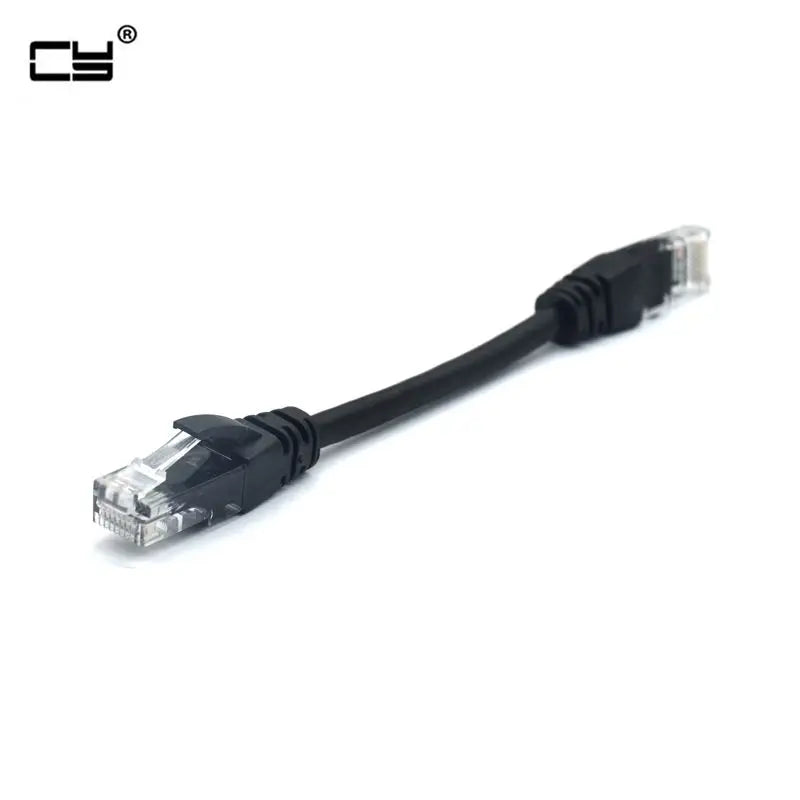 NetForge™ Cat5/Cat6 RJ45 Ethernet Patch Cable – Male to Male UTP LAN Network Cable (10cm–2m, Short Link Cord)