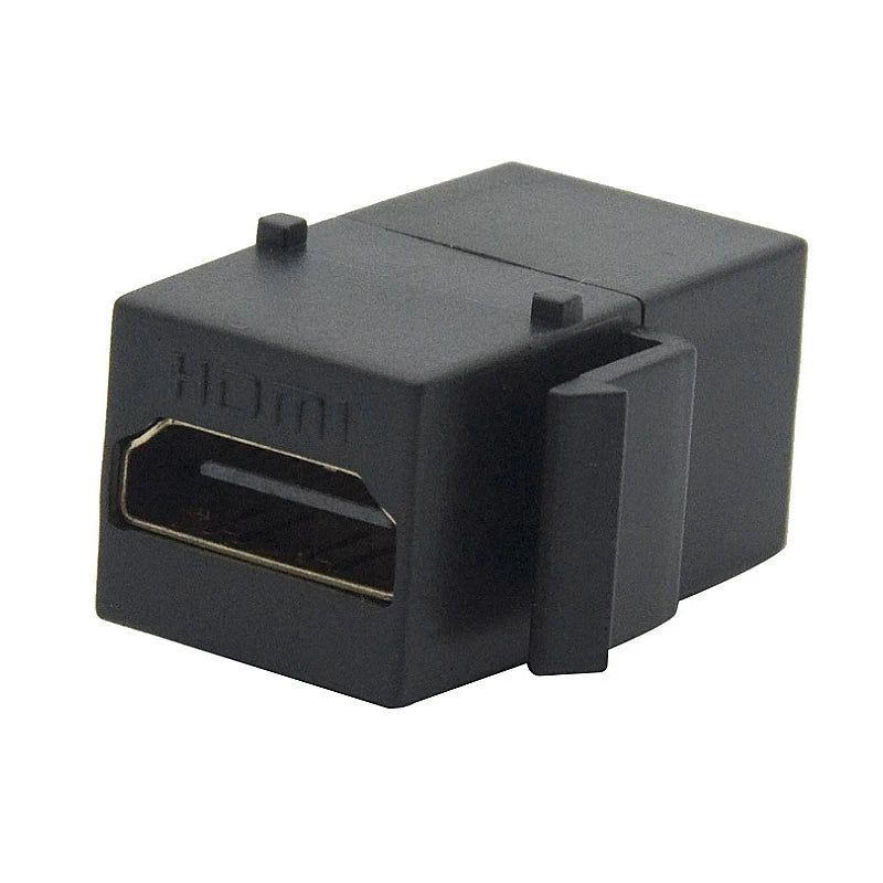 For HDMI Cable Keystone Adapter Female Coupler Socket Insert Connector Suitable for Wall Plate or Blank Patch Panel