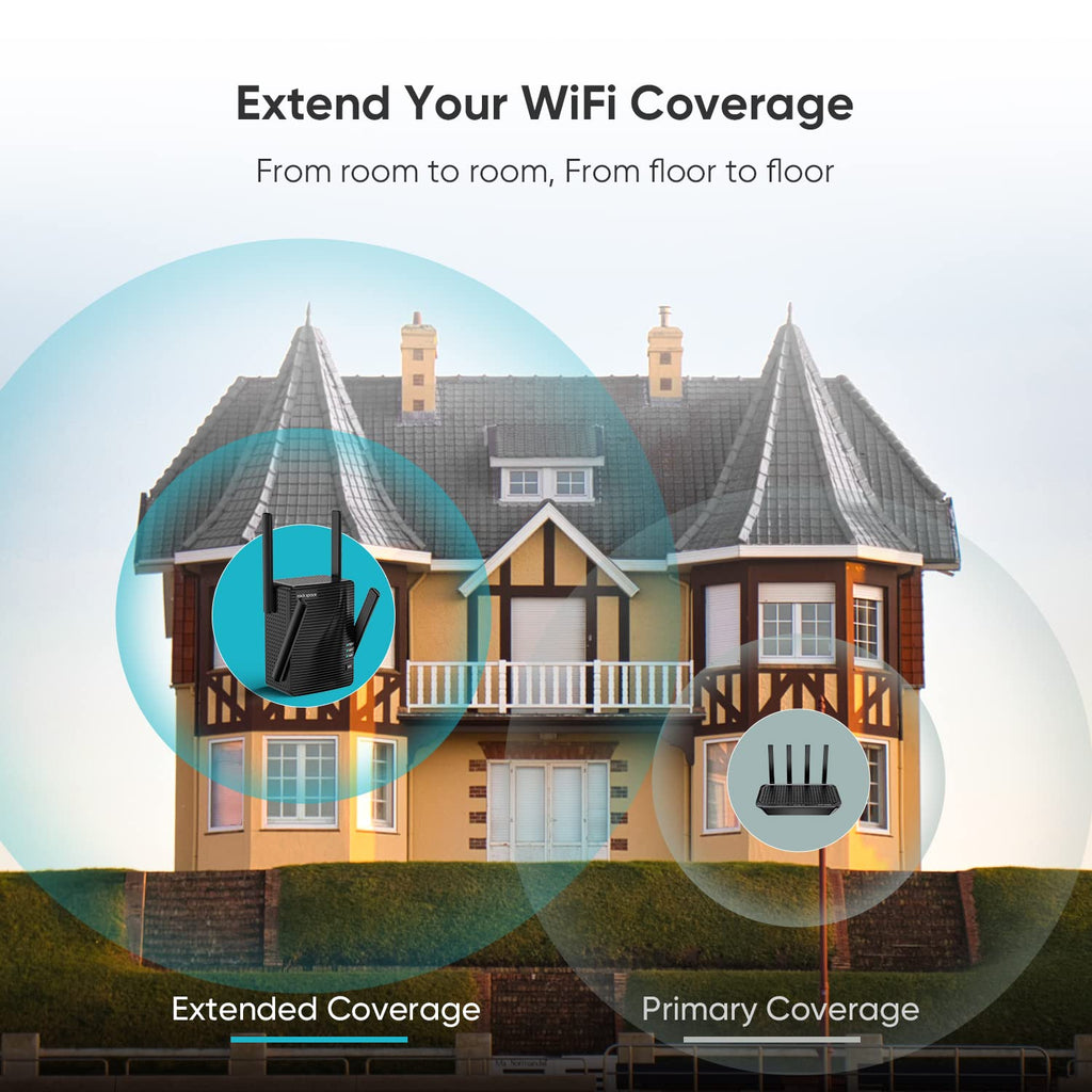 Wifi Extender Home Wifi Booster Dual-Band Wireless Extension Supports Multiple Devices