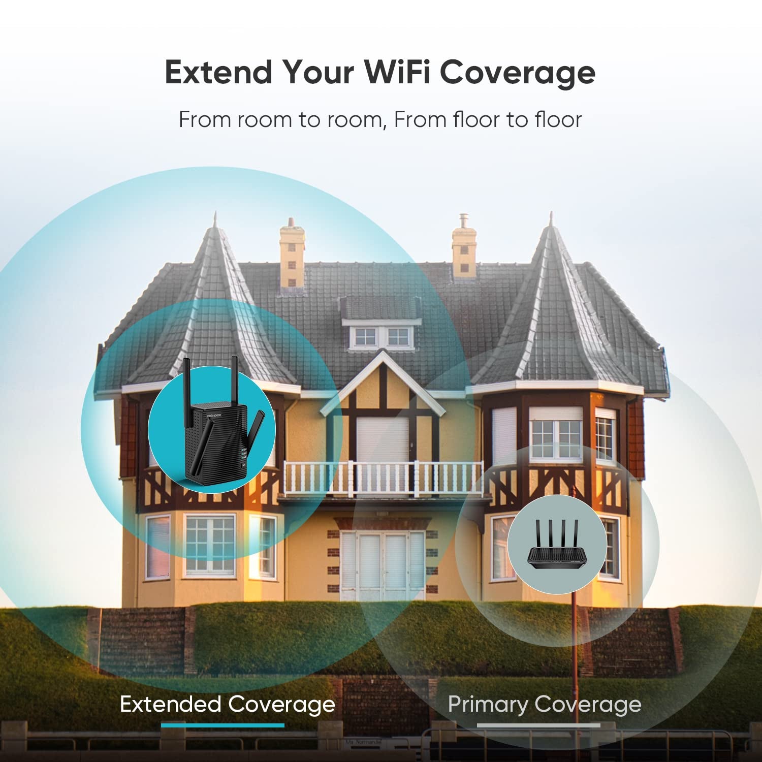 Wifi Extender Home Wifi Booster Dual-Band Wireless Extension Supports Multiple Devices