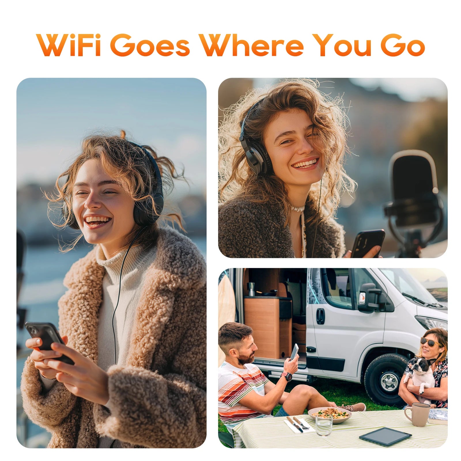 Interlink Enterprise Mobile Connectivity Solution – 4G LTE eSIM Portable WiFi Hotspot (5000mAh)