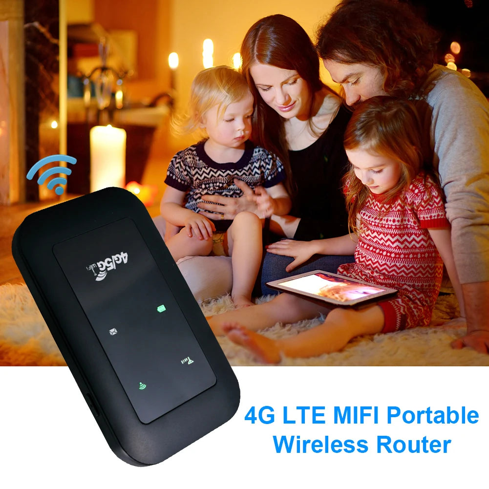 4G/5G Mobile WIFI Router 150Mbps 4G LTE Wireless Router 2100Ma Portable Pocket Mifi Modem Mobile Wifi Hotspot with Sim Card Slot