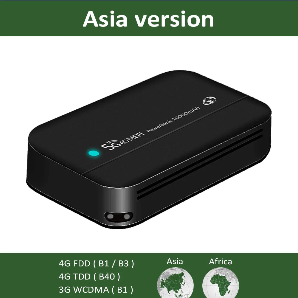Modem Wifi Sim Card Unlocked 4G Lte Wireless Wifi 6 Router 10000Mah Oem Wifi Modem Pocket 10 User