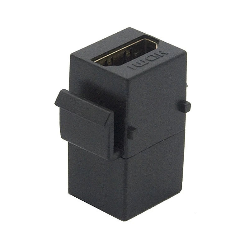 For HDMI Cable Keystone Adapter Female Coupler Socket Insert Connector Suitable for Wall Plate or Blank Patch Panel