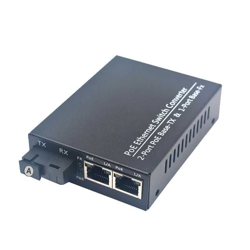 Gigabit Ethernet Poe Switch Uplink Fast Ethernet Switch POE Ethernet Media Converter 10/100/1000M Fiber Optical POE Switch
