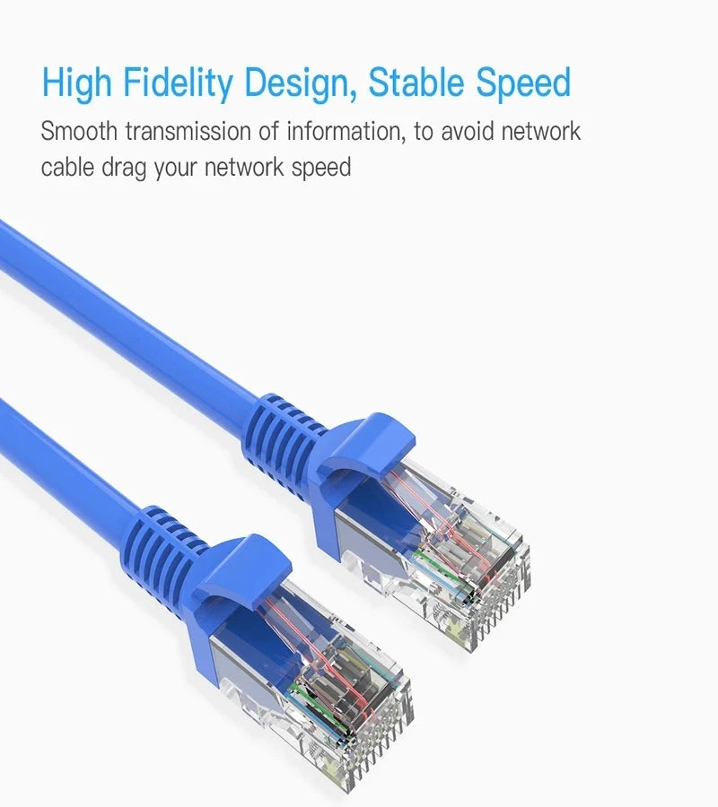 Cat5E Ethernet Network Cable RJ45 Patch Outdoor Waterproof LAN Cable Wires for CCTV POE IP Camera System