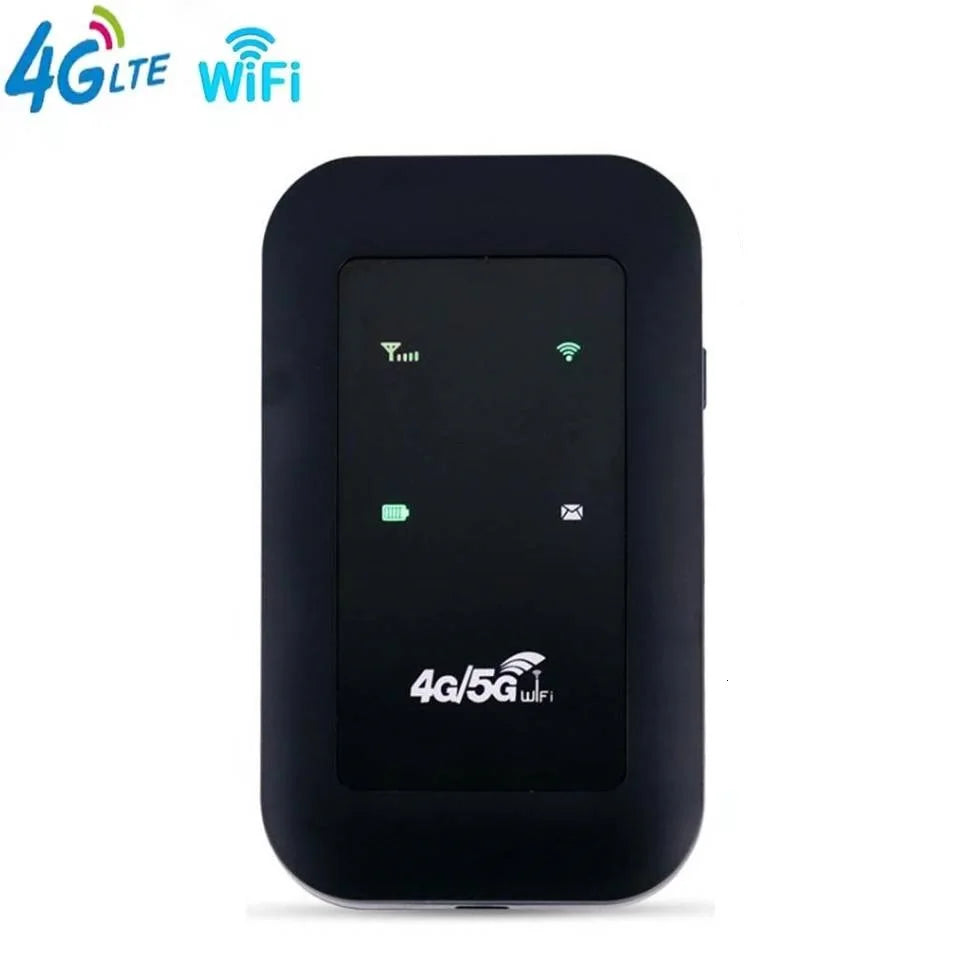 4G/5G Mobile WIFI Router 150Mbps 4G LTE Wireless Router 2100Ma Portable Pocket Mifi Modem Mobile Wifi Hotspot with Sim Card Slot