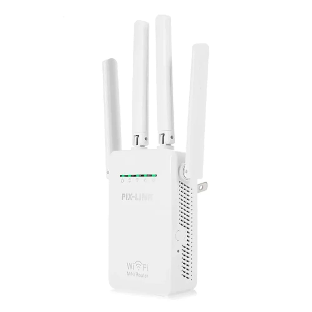 Global Version PIX LINK 300Mbps Wireless-N Repeater/Router/Ap White Color LV-WR09 Wifi Router