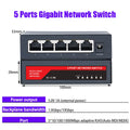 igabit Ethernet Network Switch – 5/8/10-Port RJ45 Desktop LAN Switch
