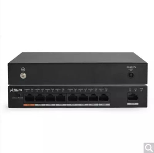 Dahua DH-S1500C-8ET1ET-DPWR 8-Port Gigabit PoE+ Switch – Hi-PoE IEEE 802.3af/at