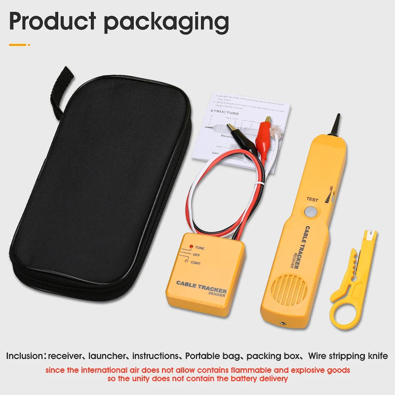 Interlink Network Accessories – Professional Cable Tester & Tone Generator Kit