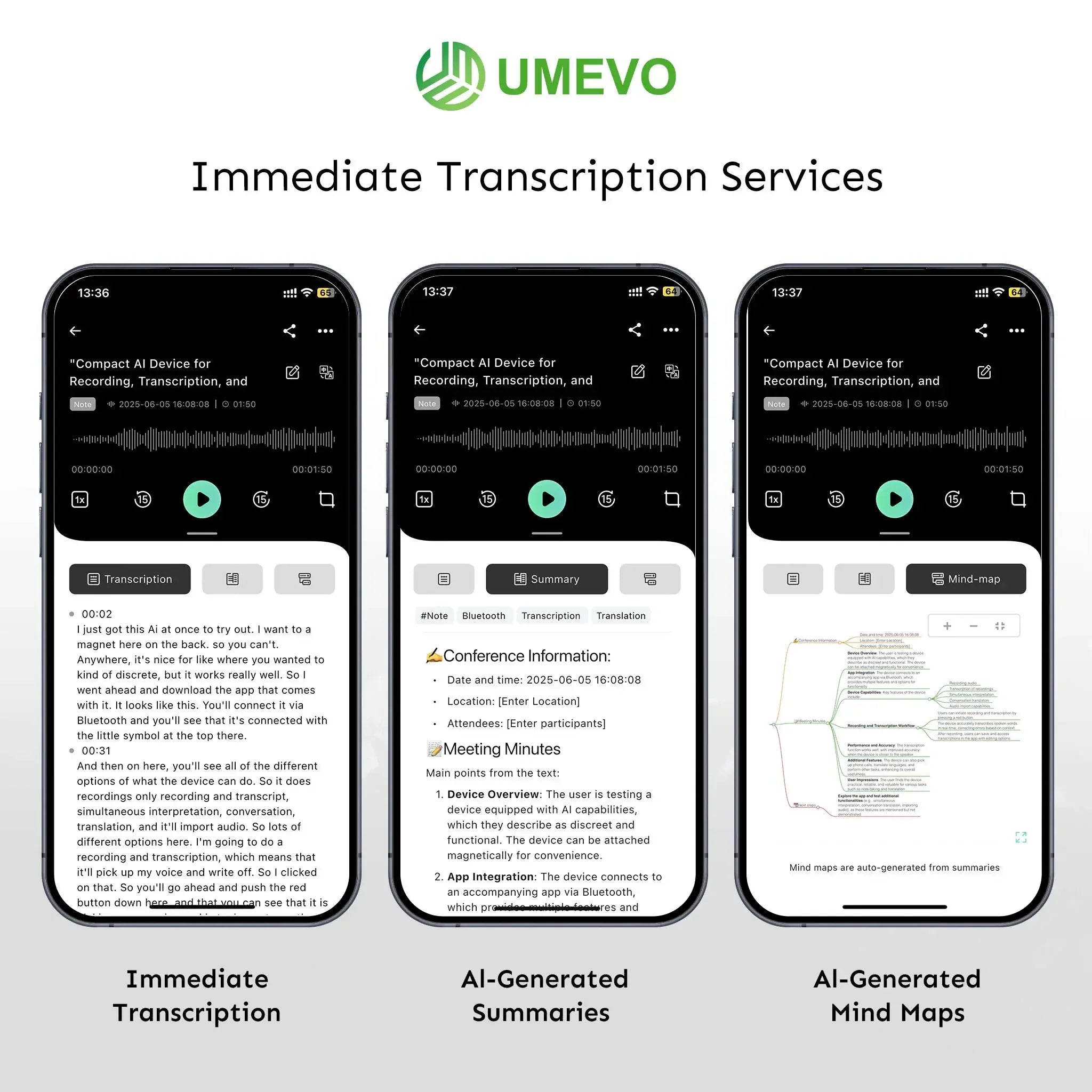 Interlink Enterprise AI Productivity Solution – AI Voice Recorder & Real-Time Translation Device