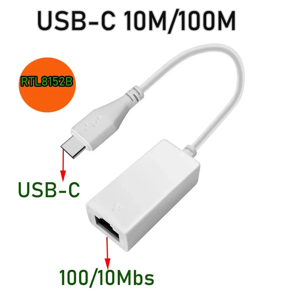 Interlink Network Accessories – USB-C to Gigabit Ethernet (RJ45) Network Adapter