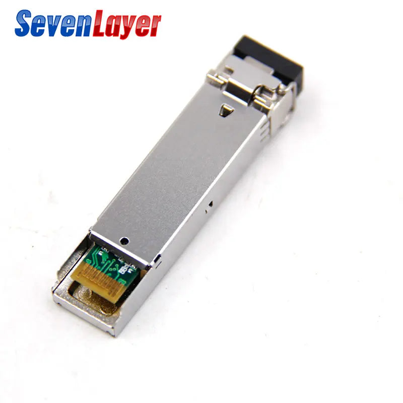 1Gb LC SFP Module Single Fiber Optical Transceiver Gigabit Fiber Sfp Switch Module 3-80Km Compatible with Mikrotik Switch