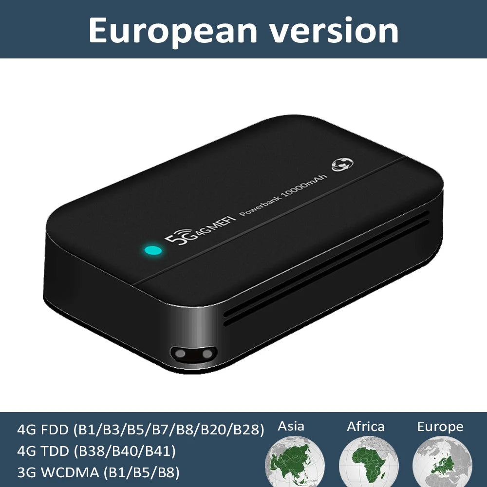 Modem Wifi Sim Card Unlocked 4G Lte Wireless Wifi 6 Router 10000Mah Oem Wifi Modem Pocket 10 User