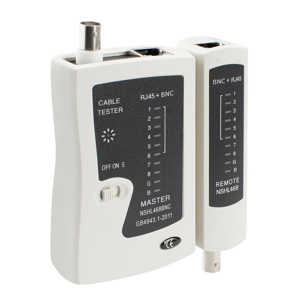Network Repair Kit Remote Test BNC Coaxial RJ45 Cable Lan Tester Network Tester Cat5 Cat 6 Cat7 UTP Networking Tool