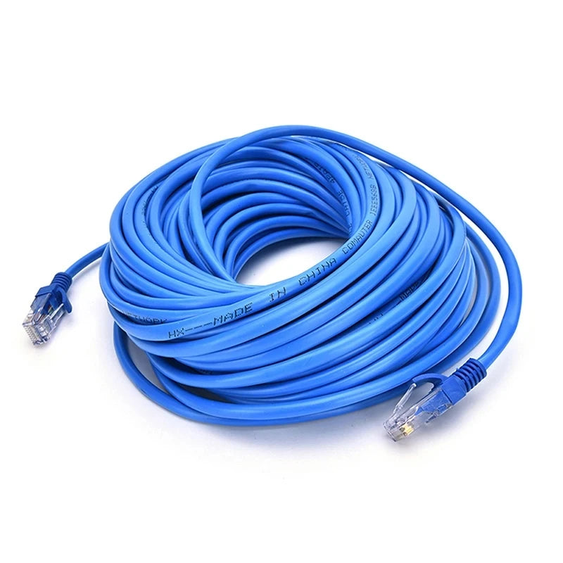 Cat5E Ethernet Network Cable RJ45 Patch Outdoor Waterproof LAN Cable Wires for CCTV POE IP Camera System