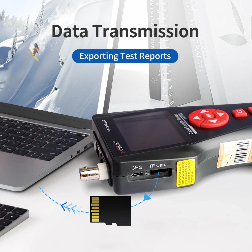 NF-8601W Original Updated Function Multipurpose Network Tester OE/PING Tester Measure Cable Length with 8Pcs Remot Line Tracker