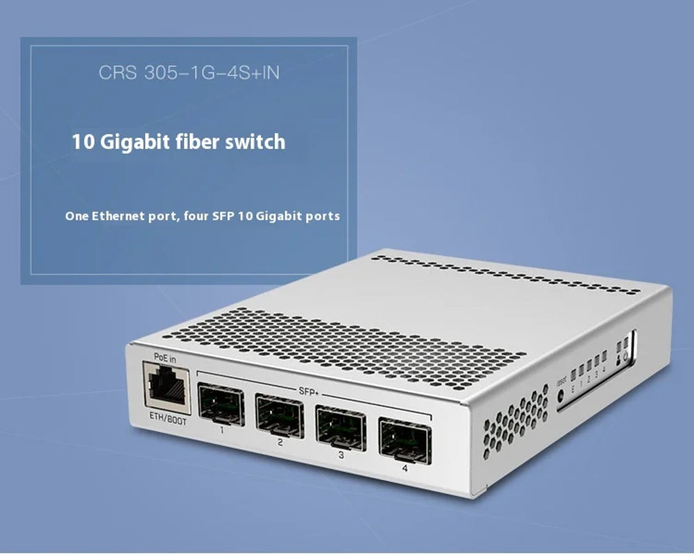 Interlink Enterprise Switching Solution – 5-Port 10G SFP+ Smart Managed Switch