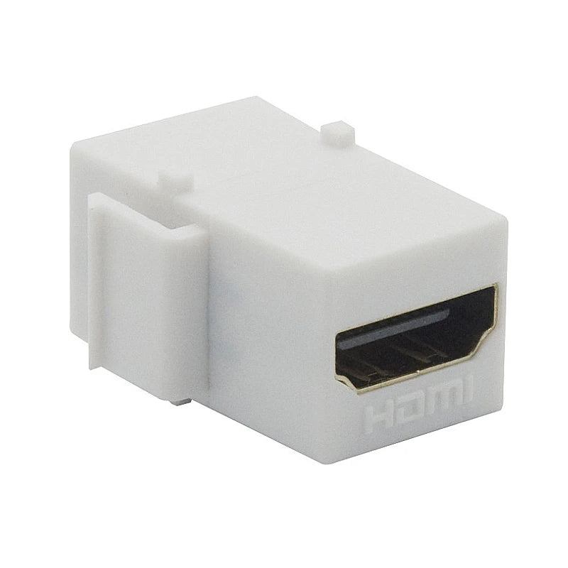 For HDMI Cable Keystone Adapter Female Coupler Socket Insert Connector Suitable for Wall Plate or Blank Patch Panel