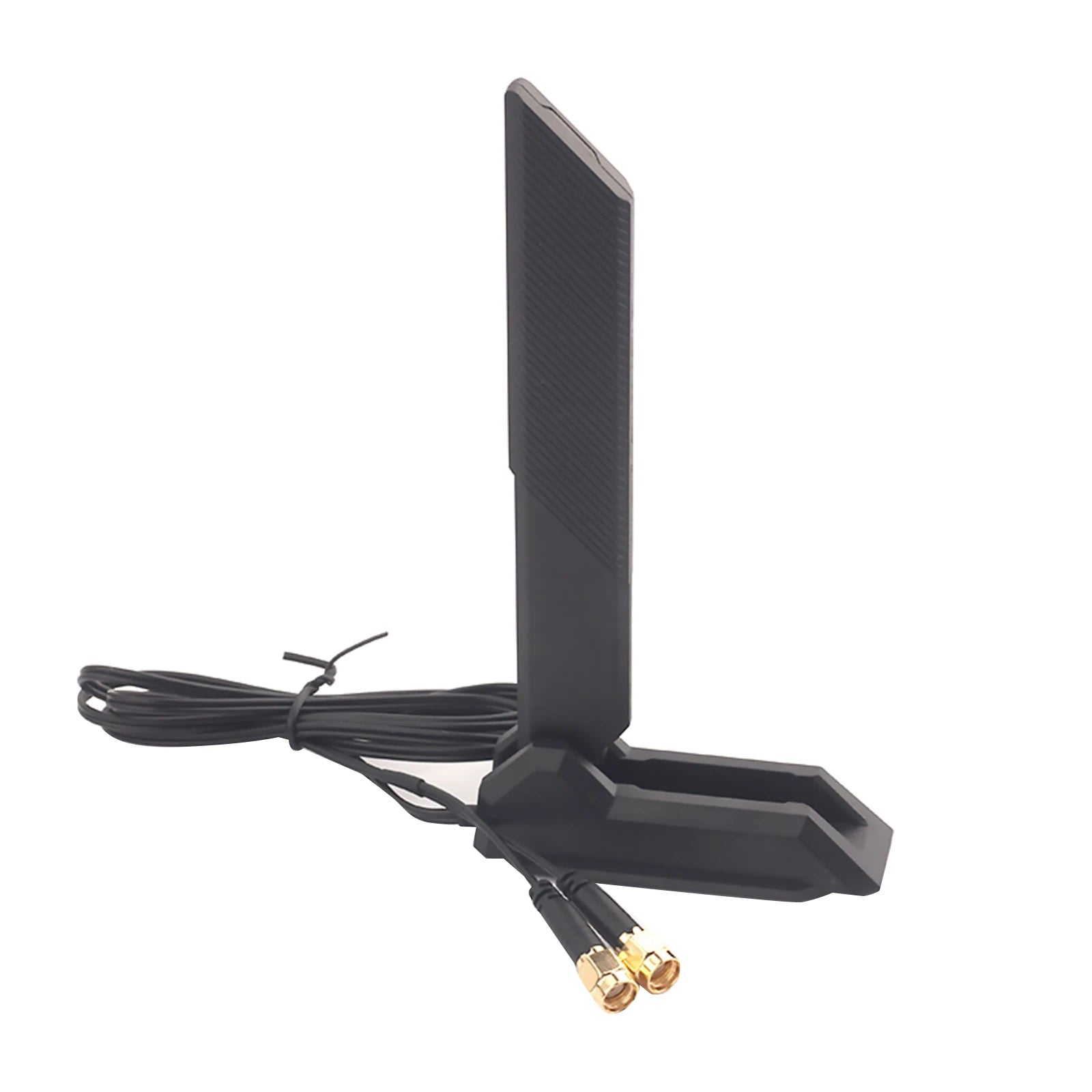 External Wifi 6 6E Tri-Band Antenna 6Ghz 5.8Ghz 2.4Ghz RP-SMA Male W/ Magnetic Base Replacement Antenna for PC Desktop Computer